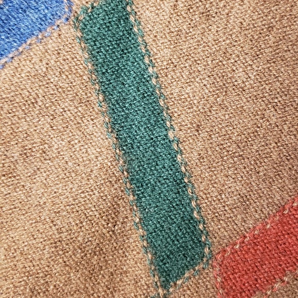 SOLD Cashmere LENOR ROMANO Diamond Pattern Sweater - Picture 6 of 6